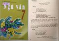 Bìa cuốn Ngữ văn lớp 7 tập 1 và trang sách in bài thơ Nam quốc sơn hà - Ảnh: H.P.