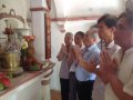 Đoàn Hội đồng Ngô tộc VN dâng hương tại từ đường họ Thụy Hương