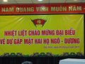 Giao lưu, làm việc giữa hai họ: Dương – Ngô