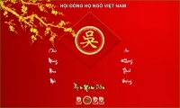 Thư chúc tết của Hội đồng Họ Ngô VN