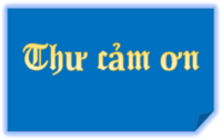 Thư cảm ơn của Hội đồng họ Ngô tỉnh Thanh Hóa