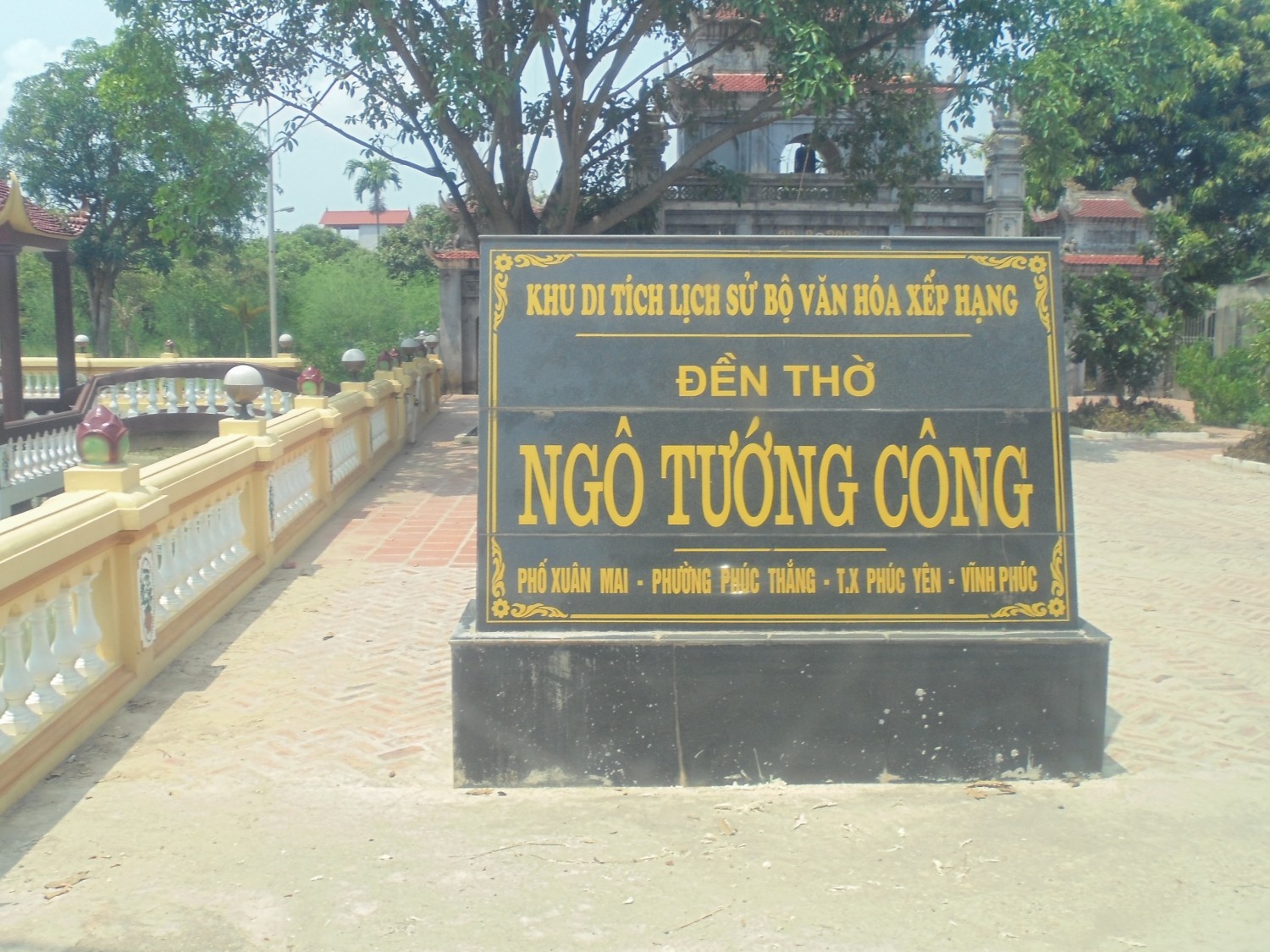 Khu di tích lịch sử đền thờ Ngô Miễn tại phường Phúc Thắng, TX Phúc Yên, Vĩnh Phúc