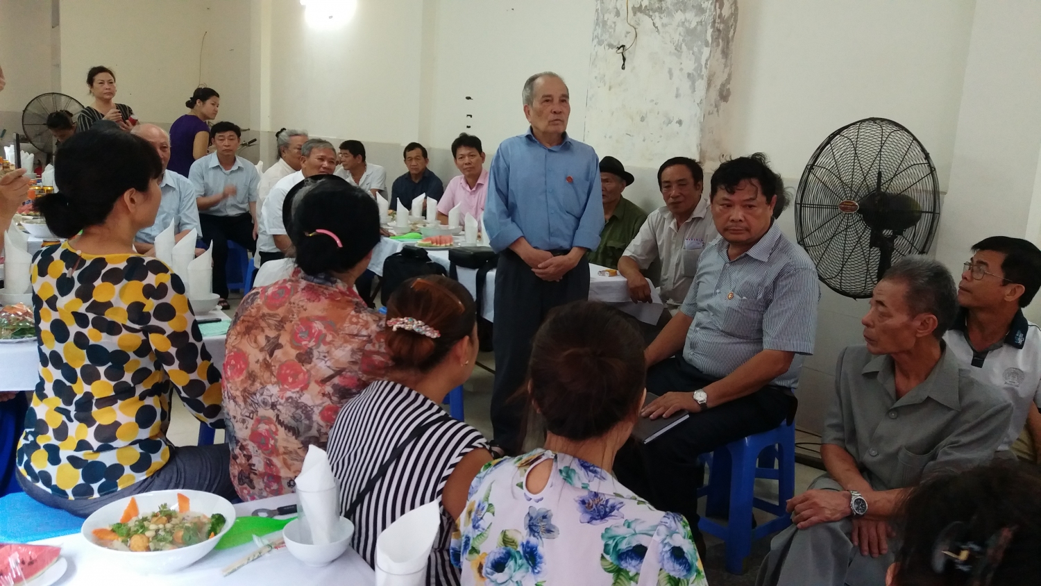 Ông Ngô Vui, Chủ tịch Hội đồng Họ Ngô VN phát biểu