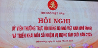 Thường trực HĐHN Việt Nam họp phiên mở rộng cuối năm 2025