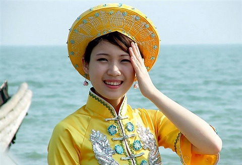 Cô gái tộc Việt tại Trung Quốc (Ảnh: internet)
